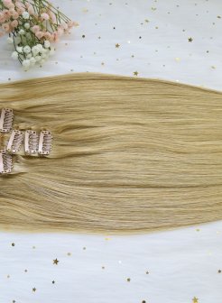 Clip In Hair Extensions Hair Dirty Blonde#18