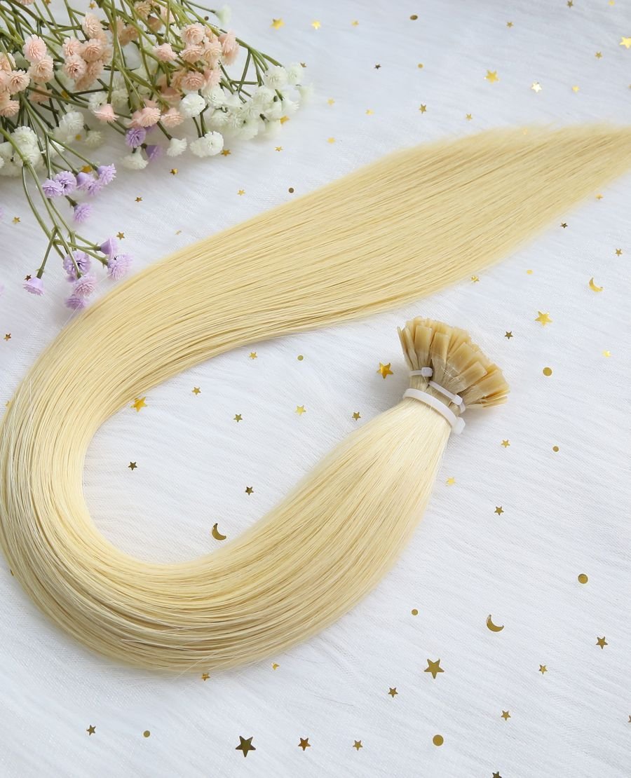 Wholesale Blonde Flat Tip Hair Extensions#613