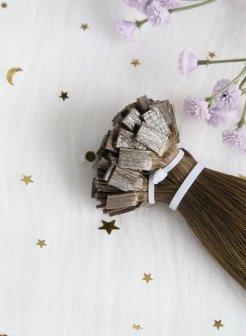 High Quality Seamless Flat Tip Extensions 100% Human Hair #4