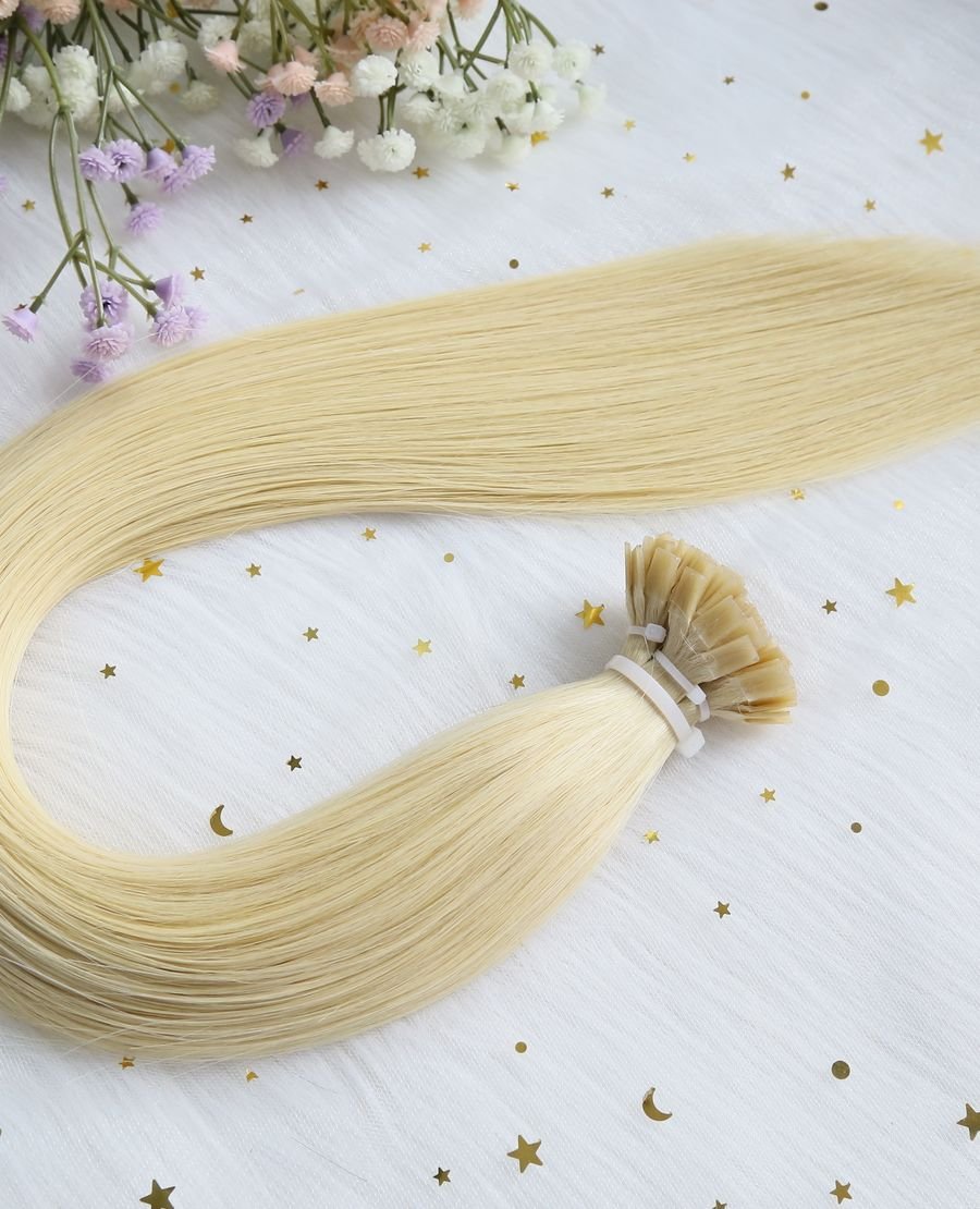 Wholesale Blonde Flat Tip Hair Extensions#613