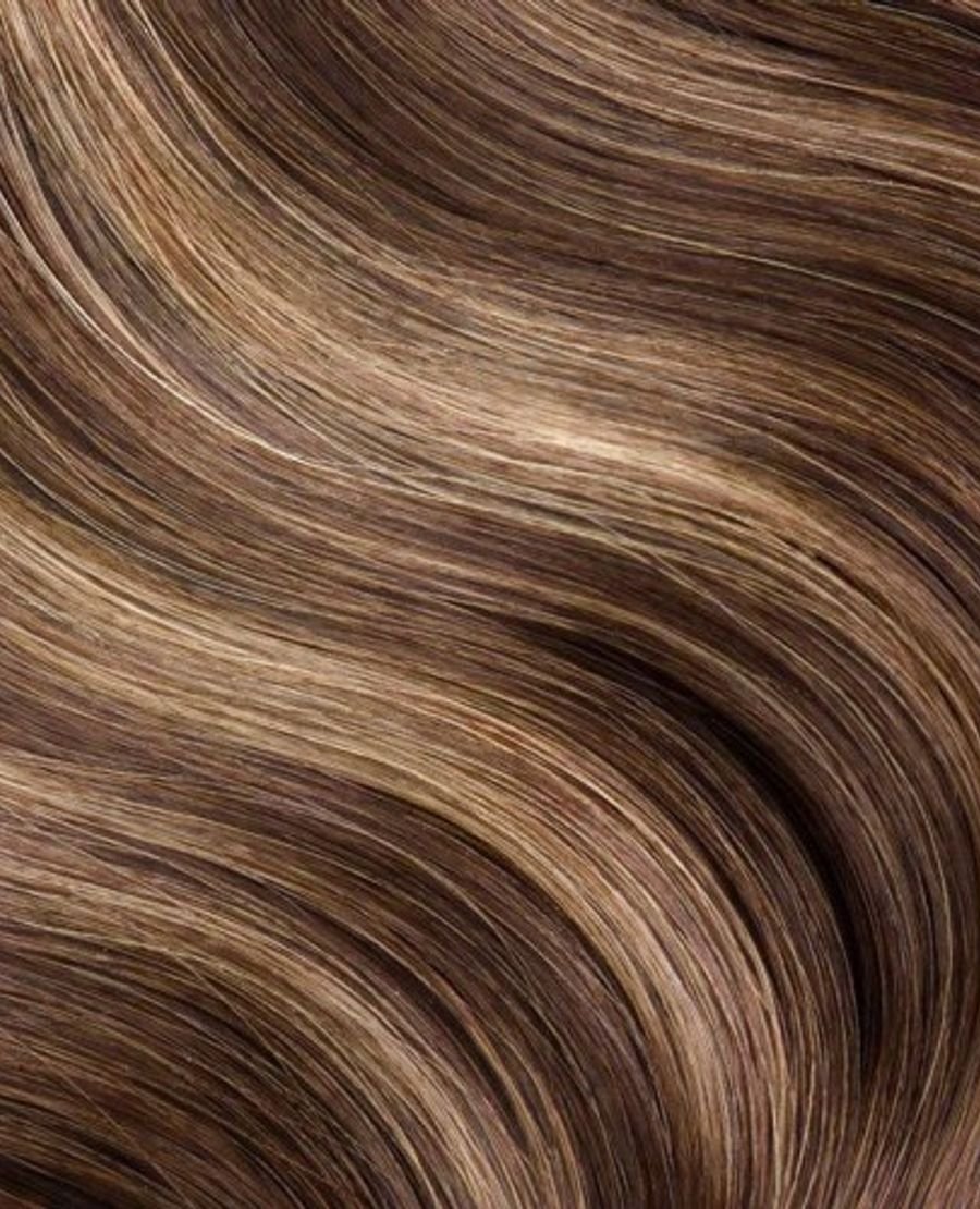 Hot Selling Clip In Hair Chocolate Brown Balayage Extensions