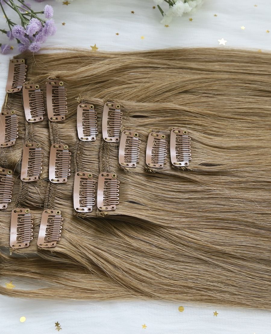 100% Human Hair Best Quality Clip In Hair#8