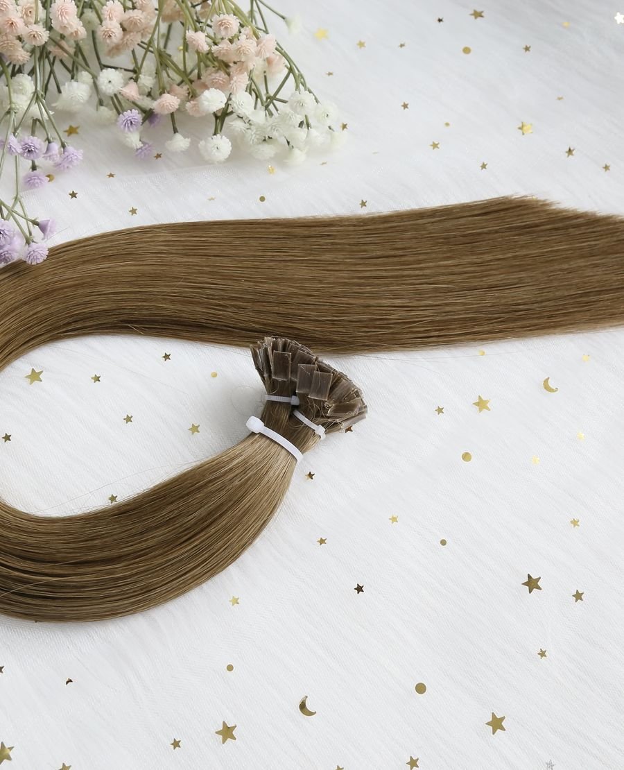 Long Lasting Keratin Tip Flat Bonds Human-Hair #6