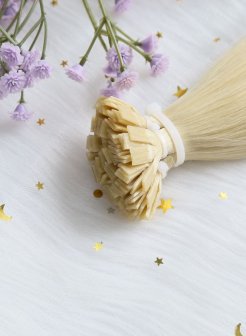 Wholesale Blonde Flat Tip Hair Extensions#613