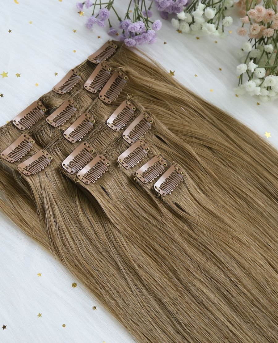 100% Human Hair Best Quality Clip In Hair#8