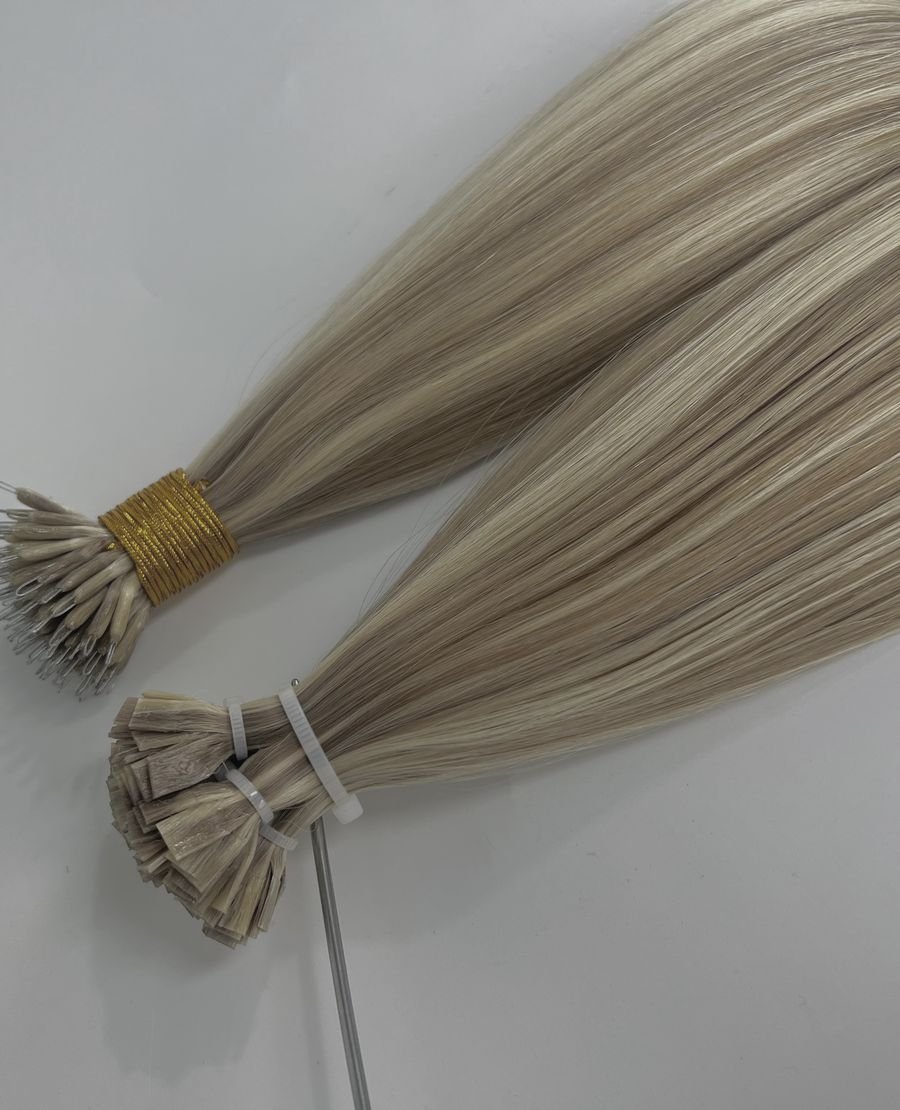 Luxury Nano Tip Hair Extensions 100% Virgin Remy FB