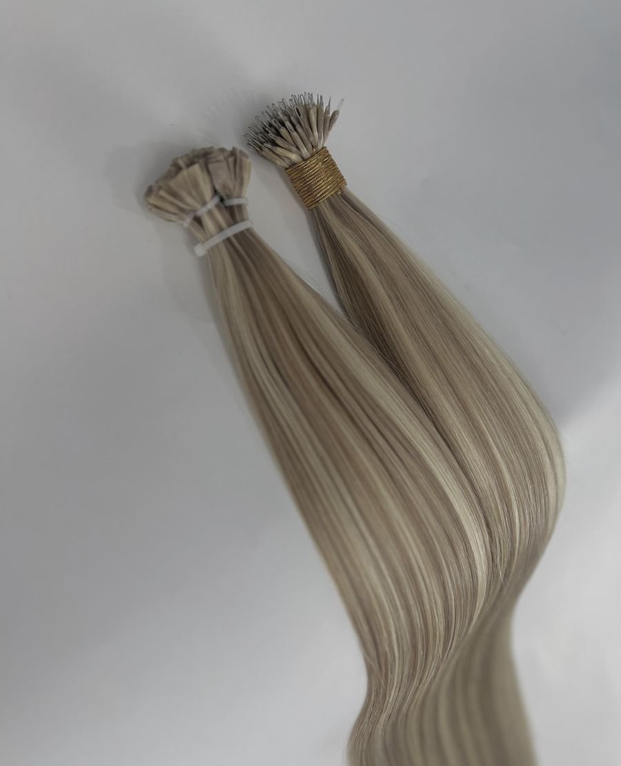 Luxury Nano Tip Hair Extensions 100% Virgin Remy FB