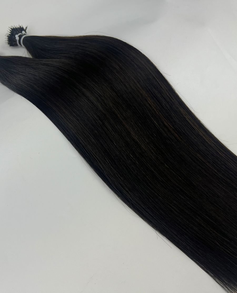Nano Bead Tip Extensions No Shedding Cuticle Intact 1B-2