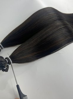 Nano Bead Tip Extensions No Shedding Cuticle Intact 1B-2