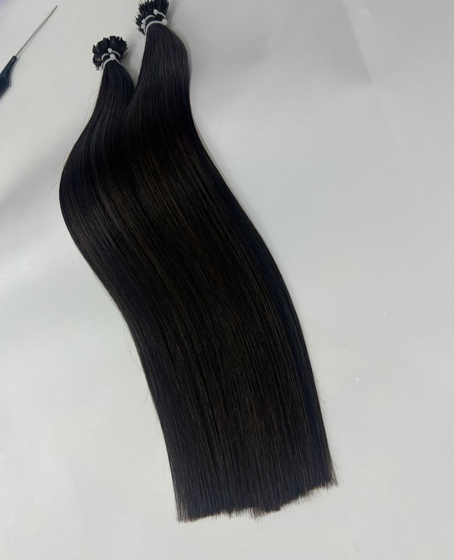 Nano Bead Tip Extensions No Shedding Cuticle Intact 1B-2