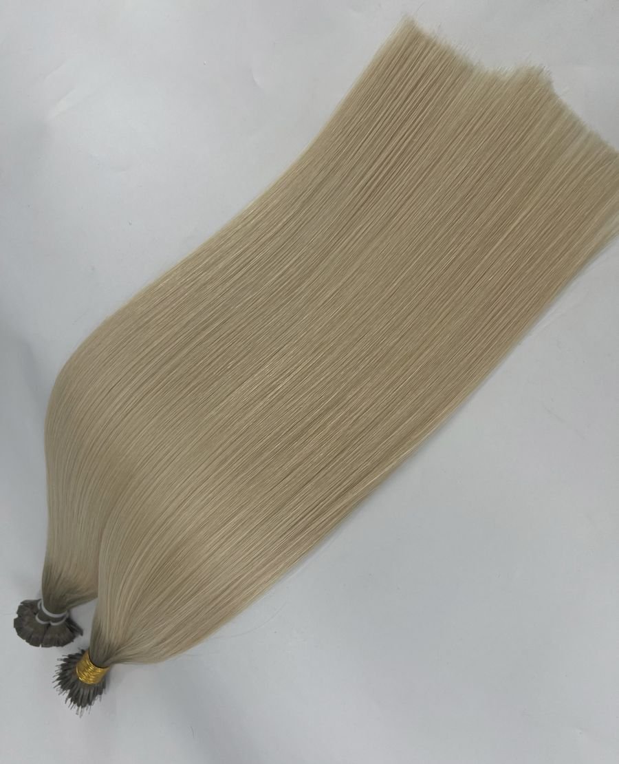 Nano Tip Hair Extensions 100% Virgin Remy Human Hair Double Drawn 20Inch Mix Color RLC