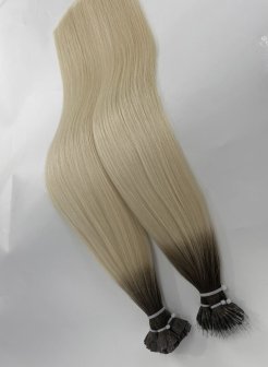 Double Drawn Nano Tip Hair Extensions Full Volume Tangle Free T3-60