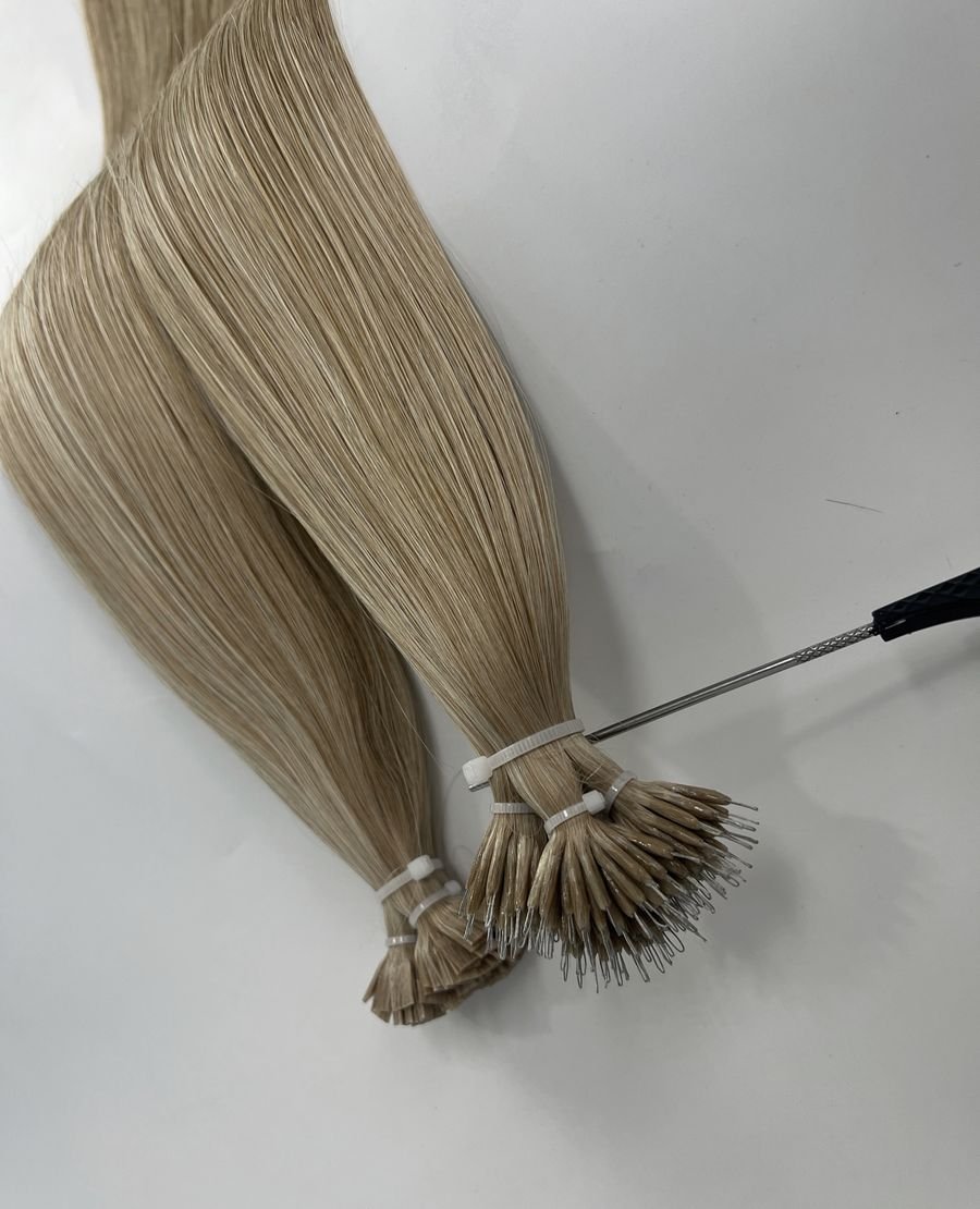 Premium Nano Tip Hair Extensions Micro Ring Cold Fusion M6-60-1001