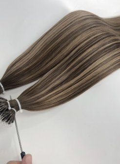 100% Human Hair Nano Tip Extensions Reusable Keratin Tips RDB