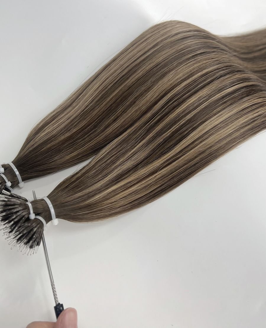 100% Human Hair Nano Tip Extensions Reusable Keratin Tips RDB