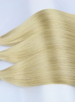 22inch Wholesale Bulk Flat Tip Human Hair Extensions Tangle Free #18