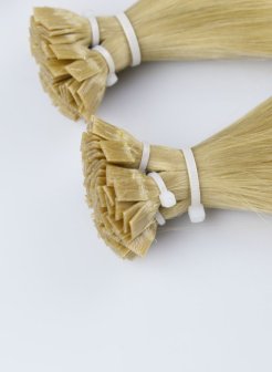 22inch Wholesale Bulk Flat Tip Human Hair Extensions Tangle Free #18