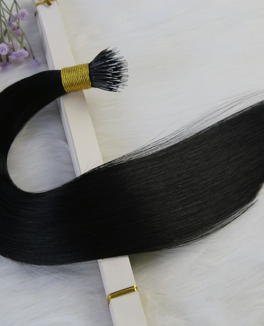 Micro Nano Tip Hair Extensions Pre Bonded Keratin Tips #1