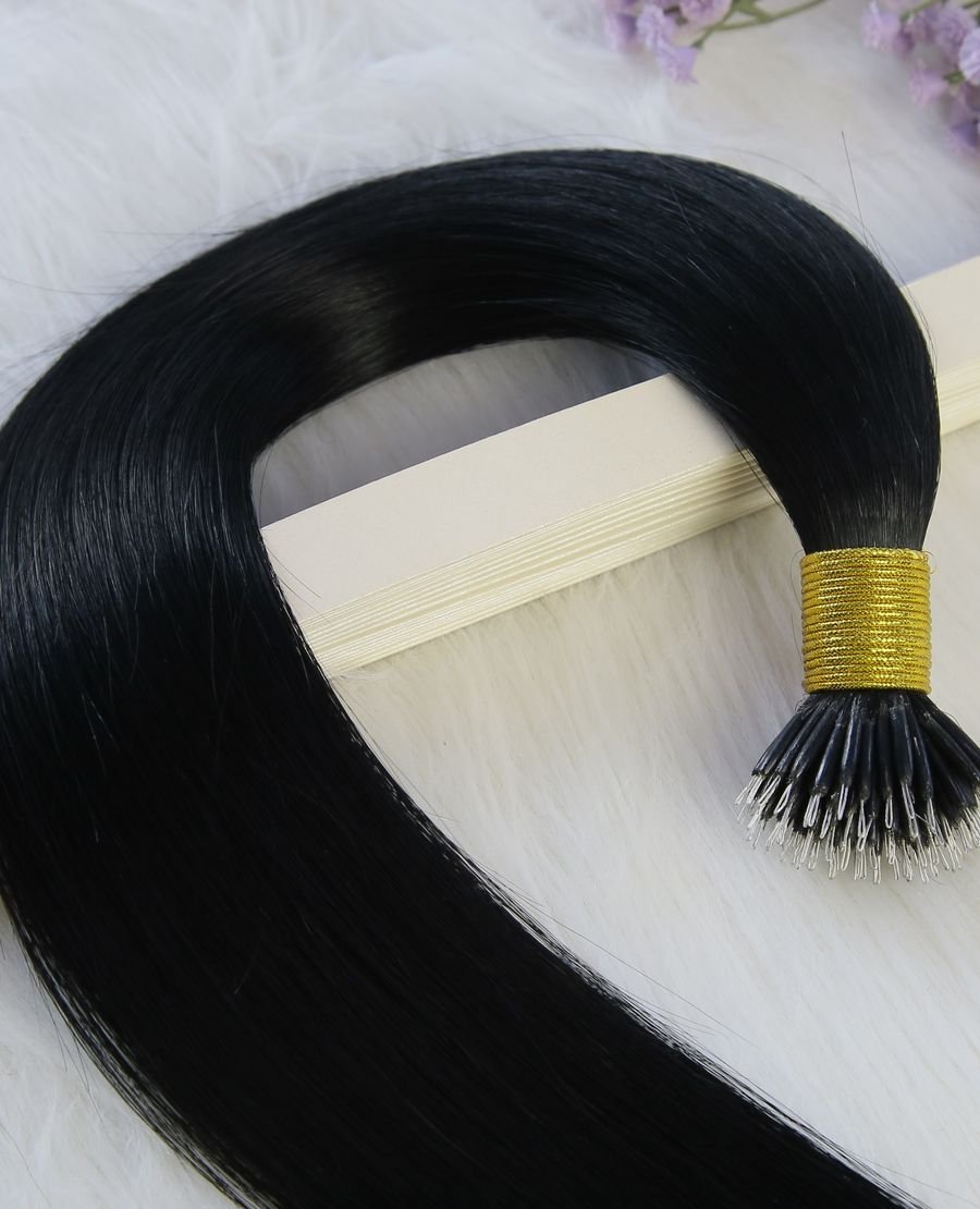 Micro Nano Tip Hair Extensions Pre Bonded Keratin Tips #1