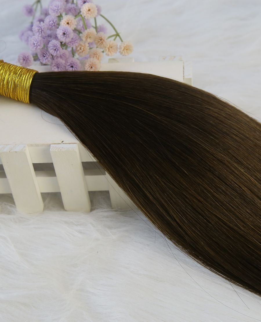 100% Virgin Human Hair Nano Tip Extensions Tangle Free #2