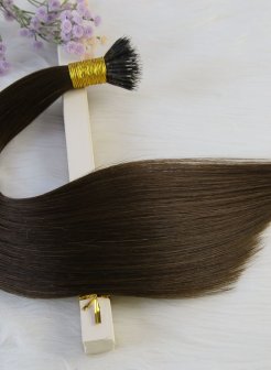 100% Virgin Human Hair Nano Tip Extensions Tangle Free #2