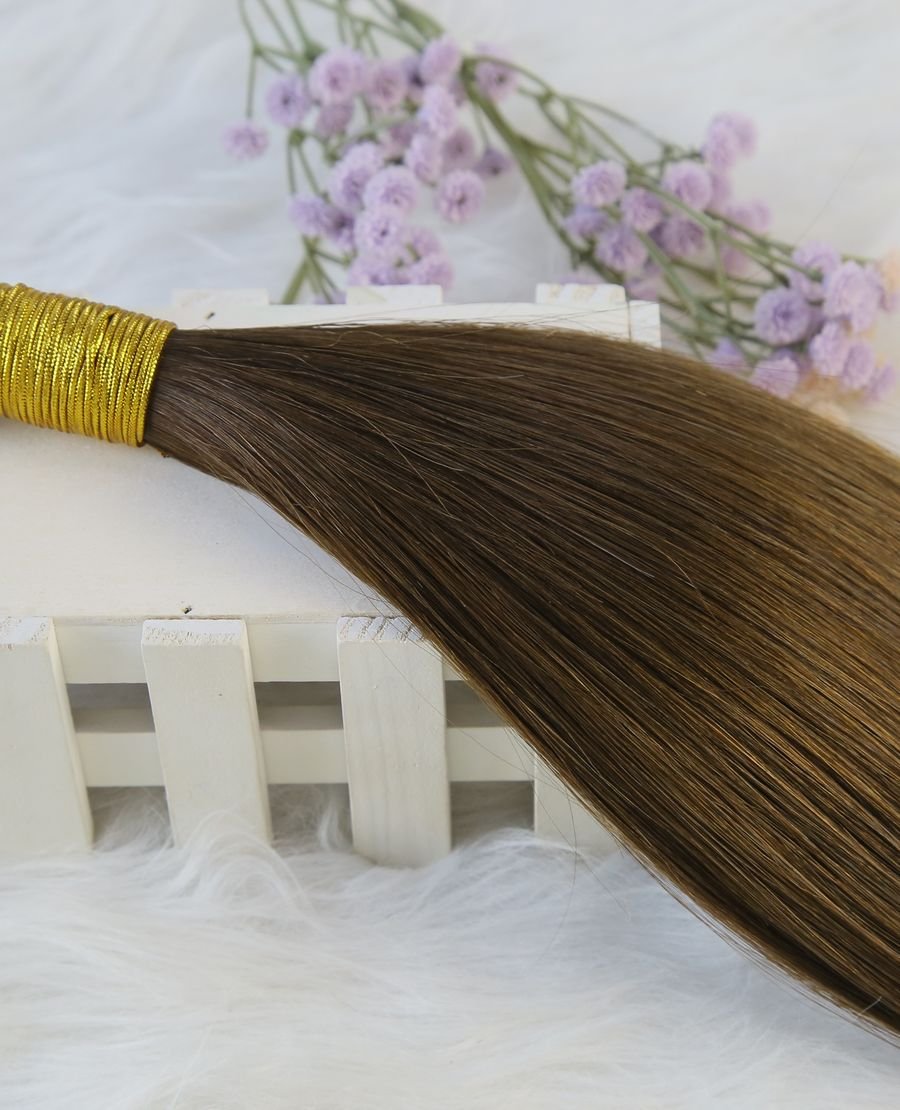 Micro Link Nano Tip Hair Extensions Reusable No Heat Installation #4