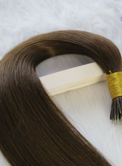 Micro Link Nano Tip Hair Extensions Reusable No Heat Installation #4