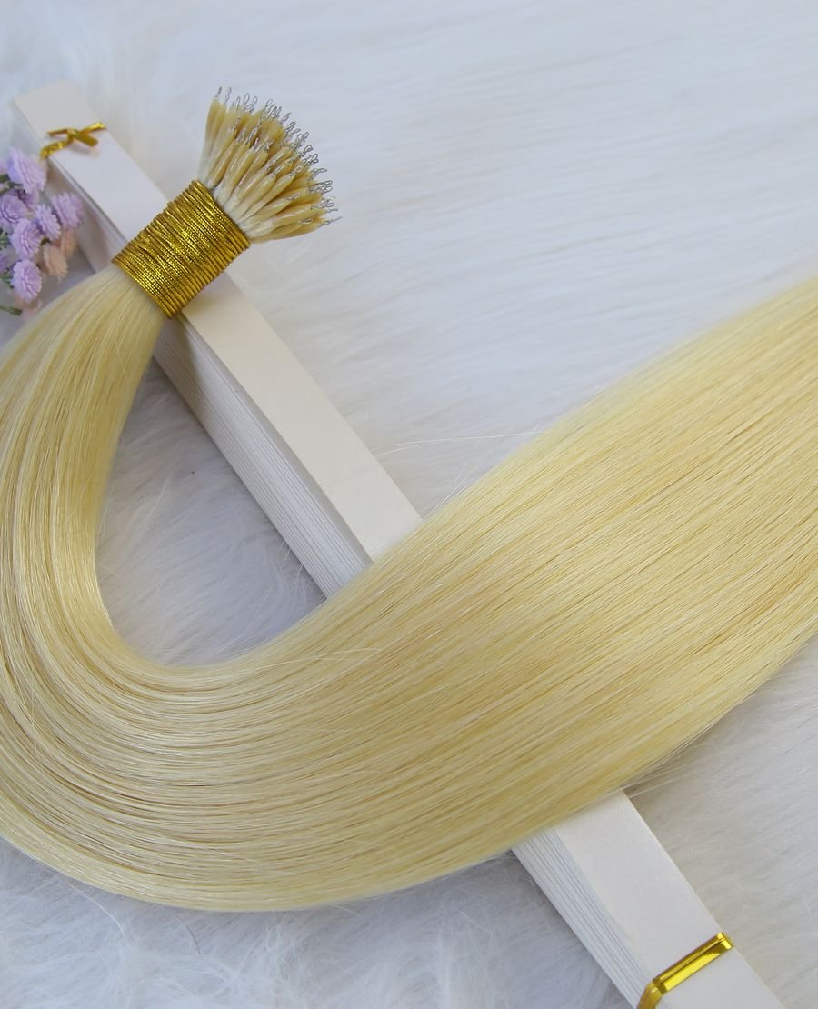 Pre Bonded Nano Tip Extensions Keratin Tips 100% Remy Hair #22