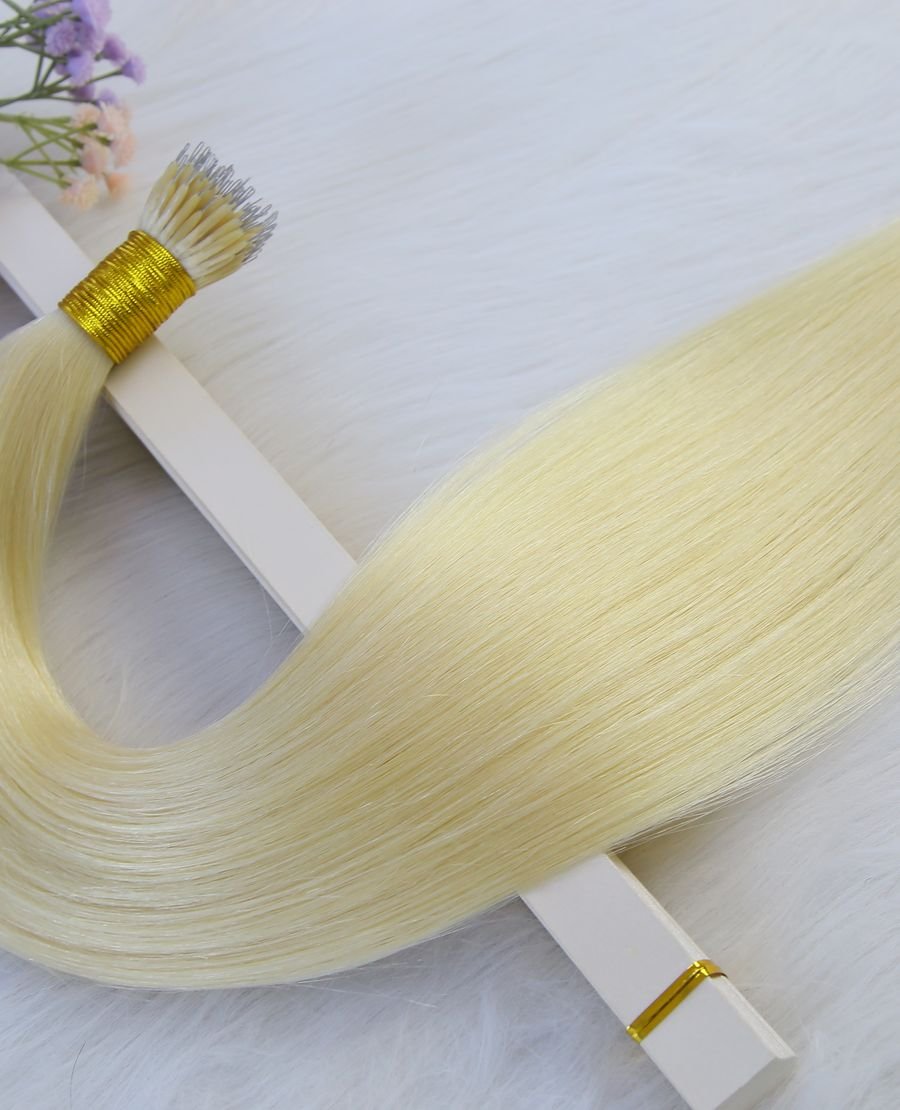 Nano Tip Hair Extensions Reusable Salon Quality #60