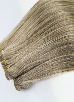 20inch 100% Virgin Human Hair Machine Weft Durable Reinforced