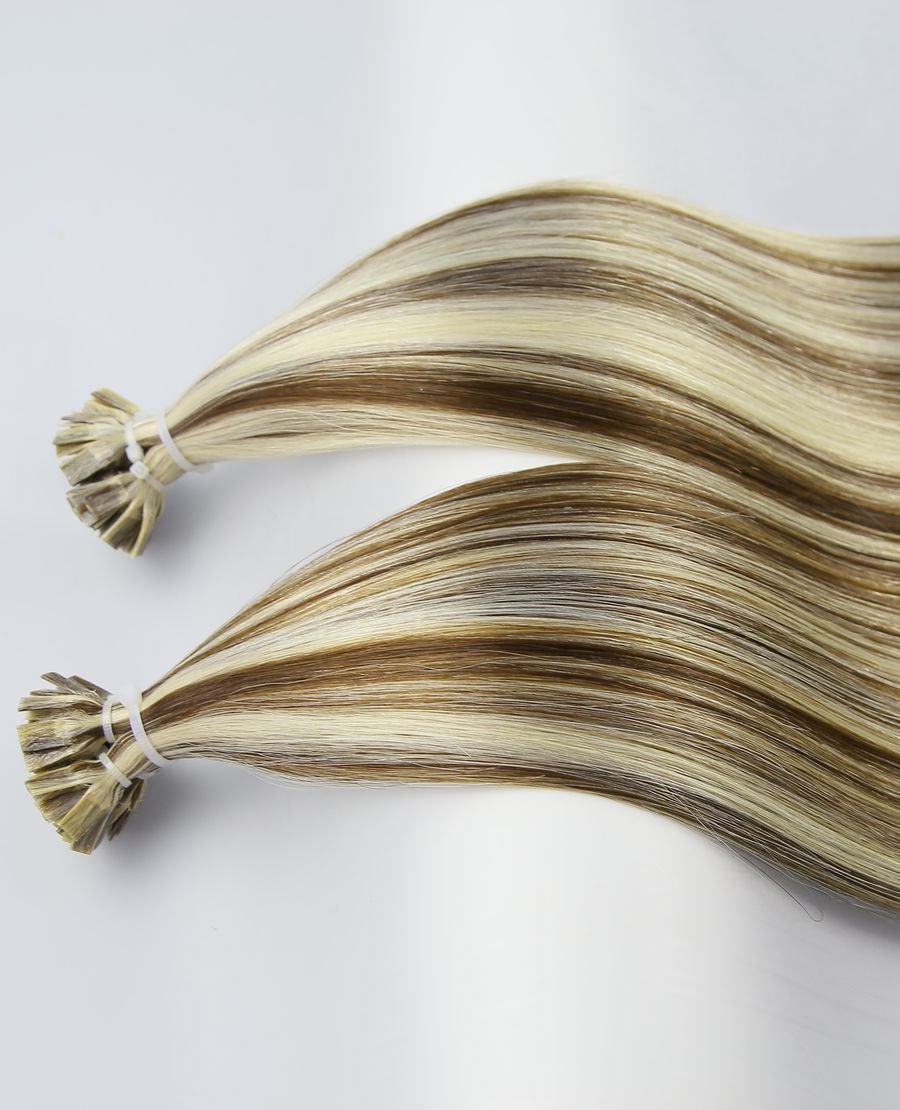 20inch Virgin Human Hair Flat Tip Extensions 100g p4-613