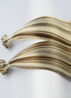 20inch Virgin Human Hair Flat Tip Extensions 100g p4-613