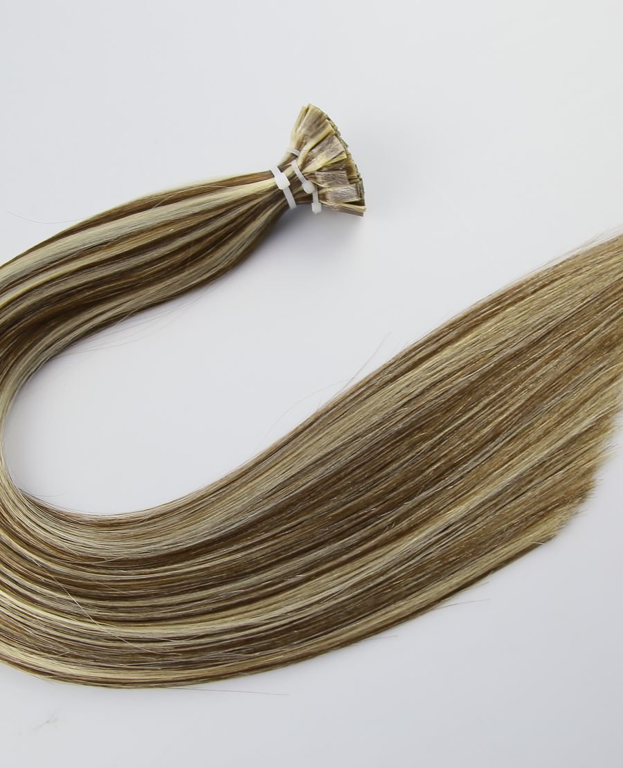20inch Virgin Human Hair Flat Tip Extensions 100g p4-613