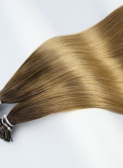 22inch Premium Cuticle Aligned Flat Tip Extensions Straight t2-8