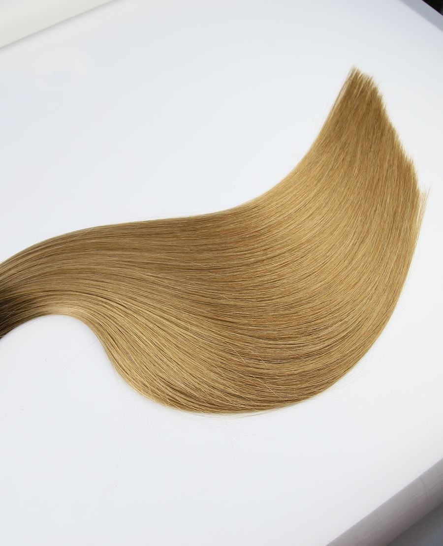 22inch Premium Cuticle Aligned Flat Tip Extensions Straight t2-8