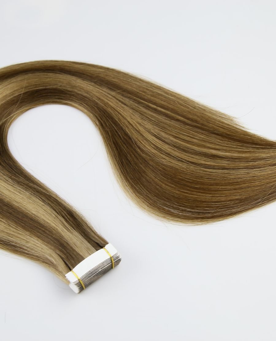 22inch Wholesale Bulk Tape In Extensions No Shedding P#4-8