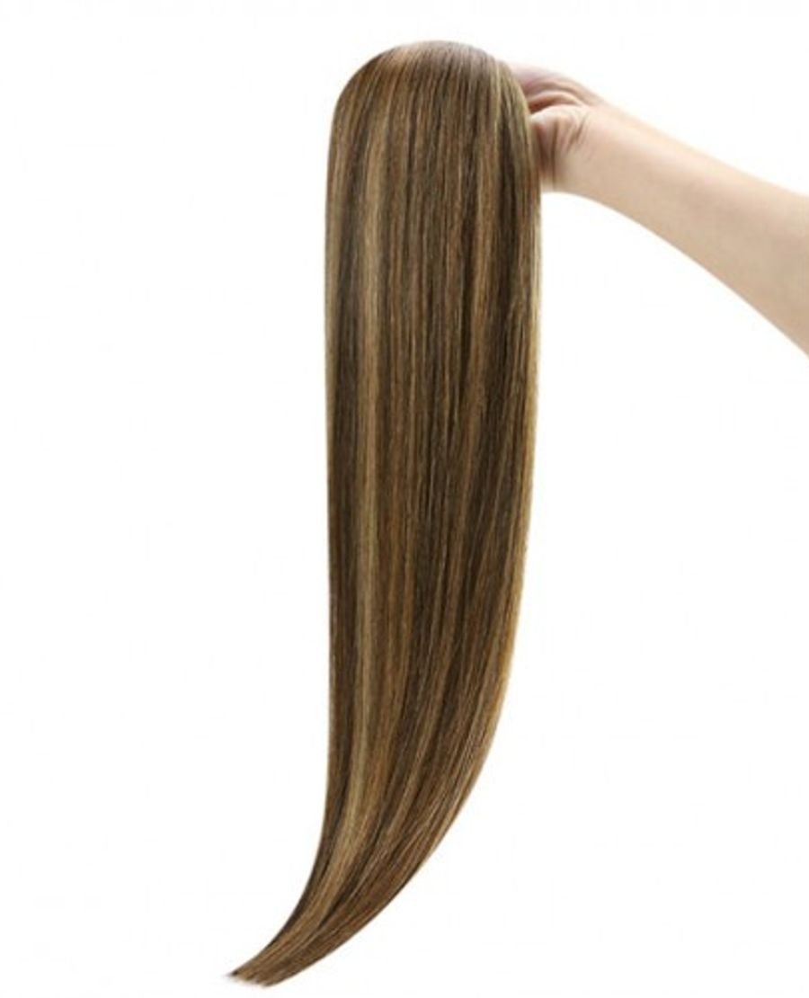Tape In Hair Extensions Hair Brown Balayage