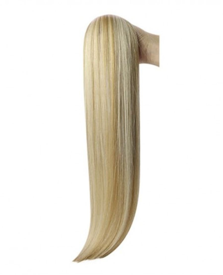 Double Drawn PU Seamless Invisible Skin Weft Extension Holes Natural Remy Hair #P16-22