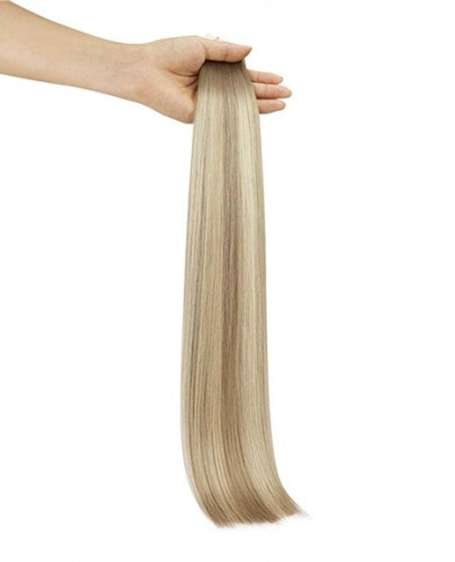 100% Virgin Human Hair Tape In Extensions Seamless Volume #T8-P8-613