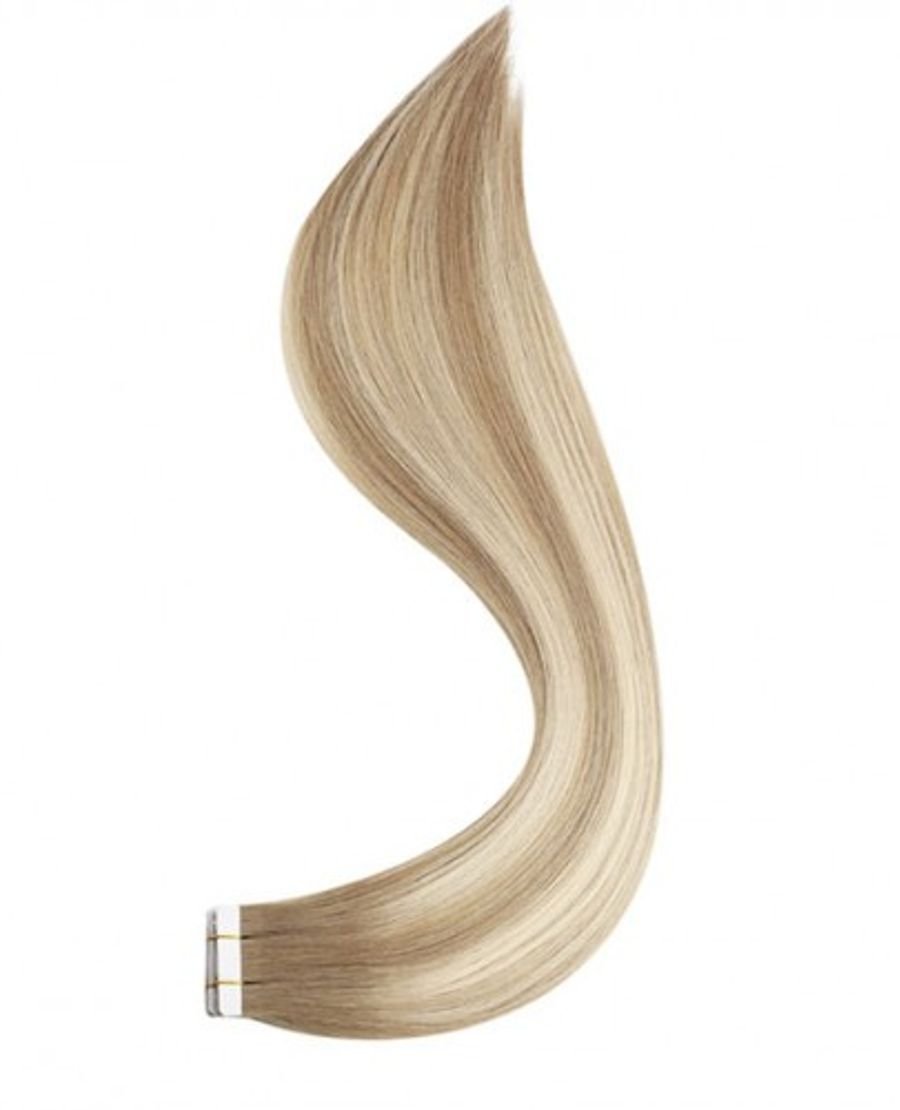 100% Virgin Human Hair Tape In Extensions Seamless Volume #T8-P8-613